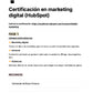 Certificación en marketing digital