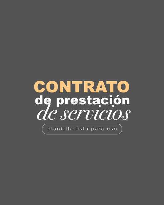 Plantilla de contrato 2025