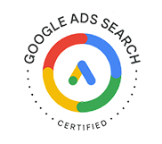 Sello de certificación Google Ads Search